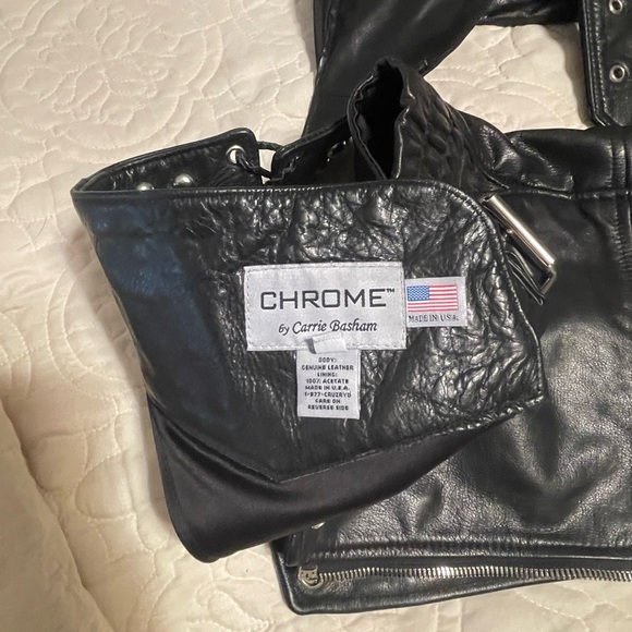 Women’s XS Studded Leather Motorcycle Chaps - Picture 6 of 7